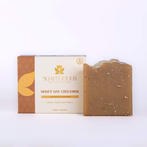 Honey Oat Cinnamon Soap Bar – Premium Natural & Organic Soap