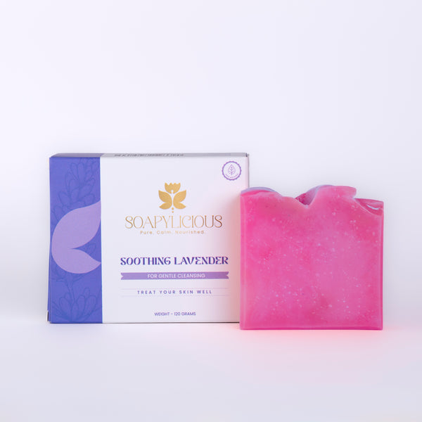 Soothing Lavender Soap Bar – Natural, Vegan, Handmade for Men and Women