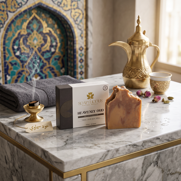 Heavenly Oud Soap Bar – Natural, Vegan, Handmade for Men and Women