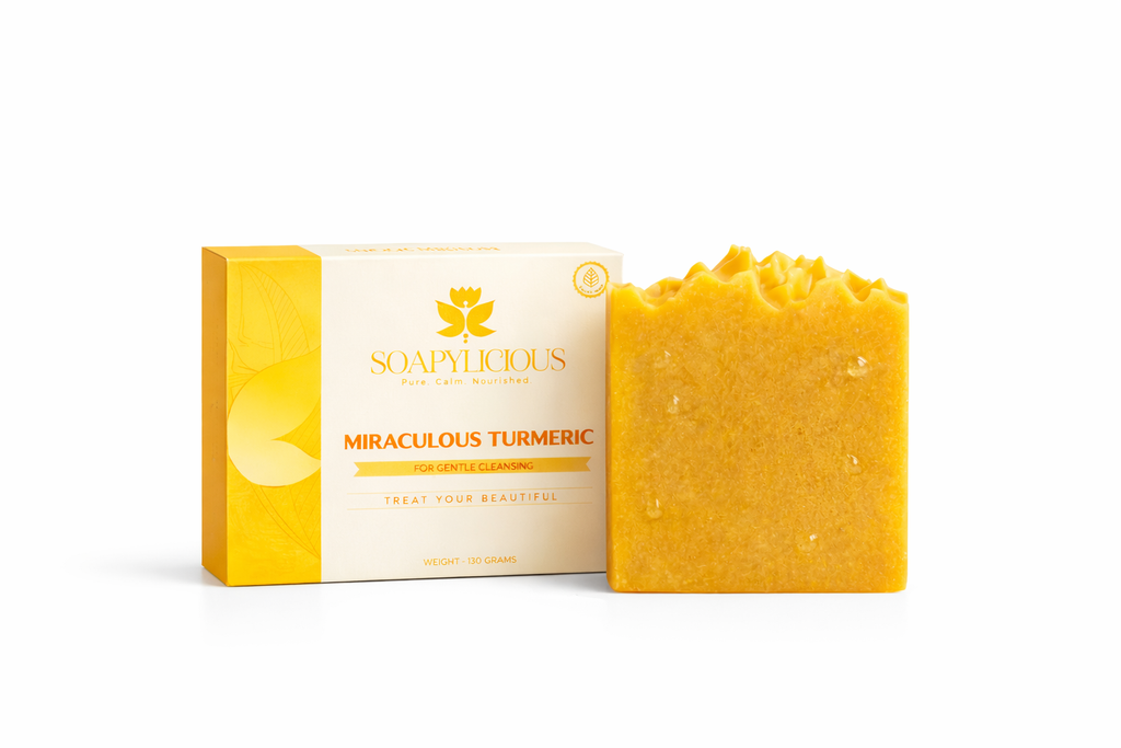 Miraculous Turmeric Soap Bar – Natural, Vegan, Handmade for Men and Women