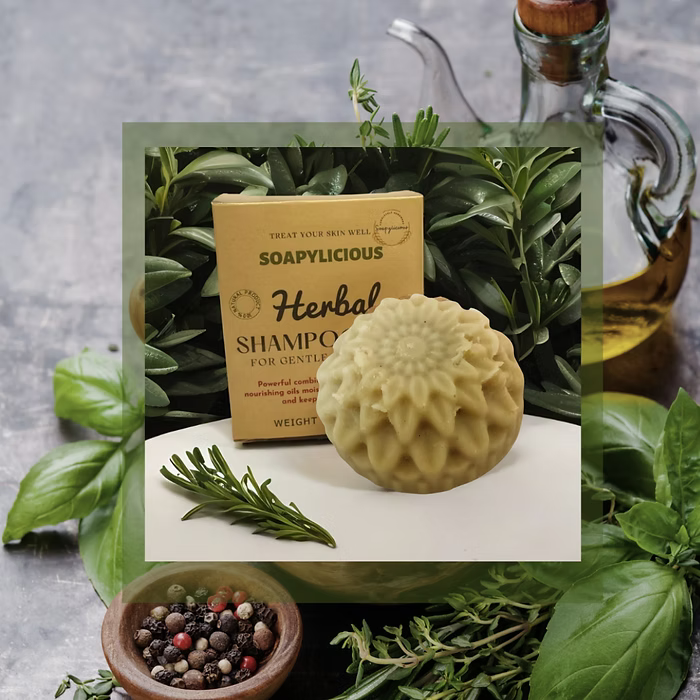 Herbal Shampoo Bar- Handmade organic Soap -A natural solution for all hair