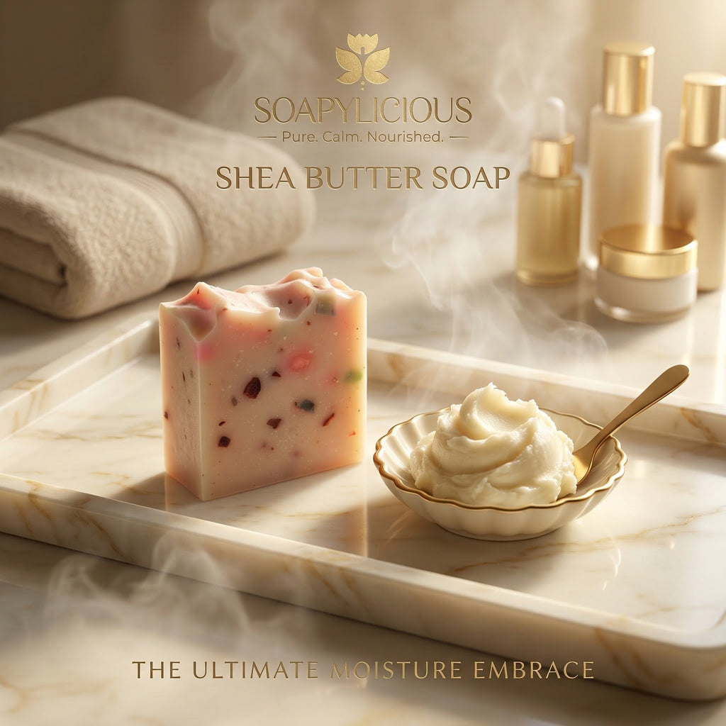 Shea Butter Soap Bar – Natural, Vegan, Handmade for Men and Women