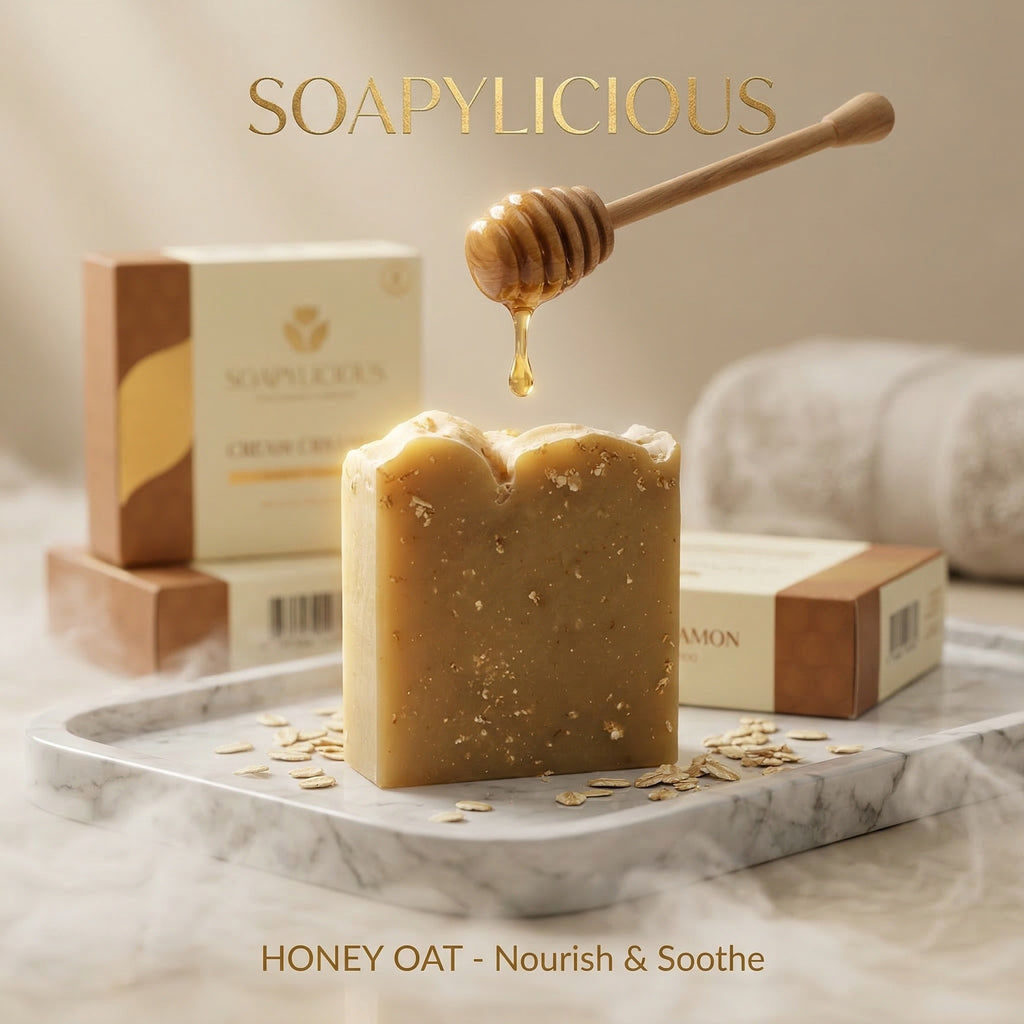 Honey Oat Cinnamon Soap Bar – Premium Natural & Organic Soap