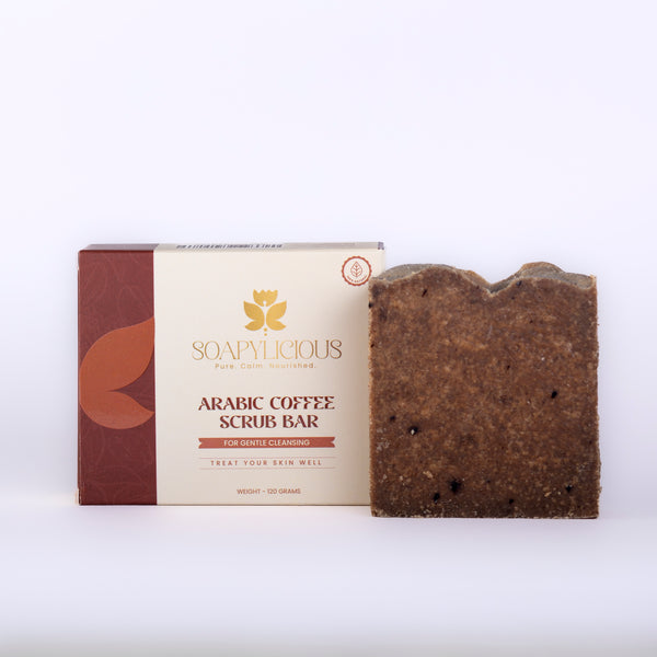 Arabic Coffee Scrub Bar- Natural Handmade Organic Soap