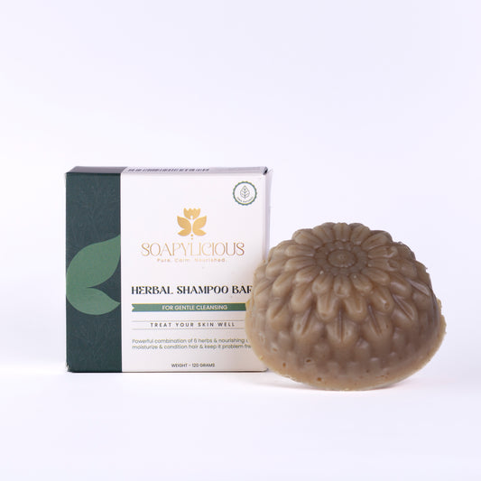 Herbal Shampoo Bar- Handmade organic Soap -A natural solution for all hair