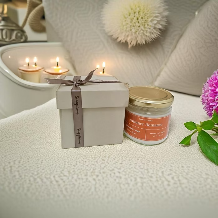 Soy Wax Candle Lavender- 220g