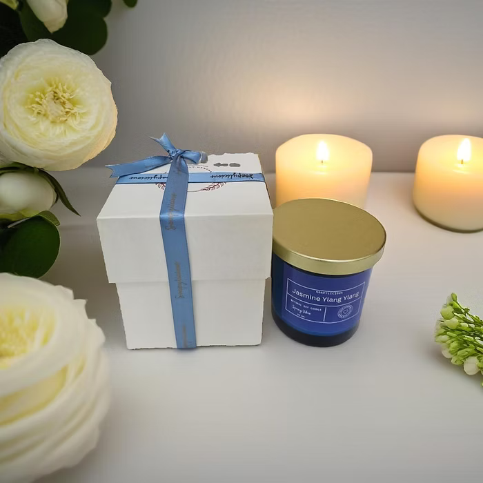 Soy Wax Candles- Jasmine Ylang Ylang Aroma natural and handmade