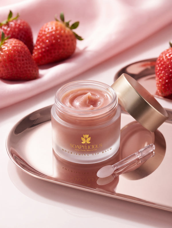 Soapylicious Lip Balm – Strawberry Glow – 10g