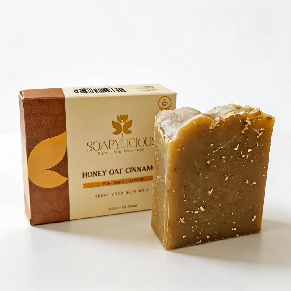 Honey Oat Cinnamon Soap Bar – Premium Natural & Organic Soap
