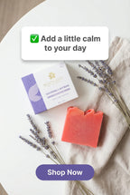 Soothing Lavender Soap Bar – Natural, Vegan, Handmade for Men and Women