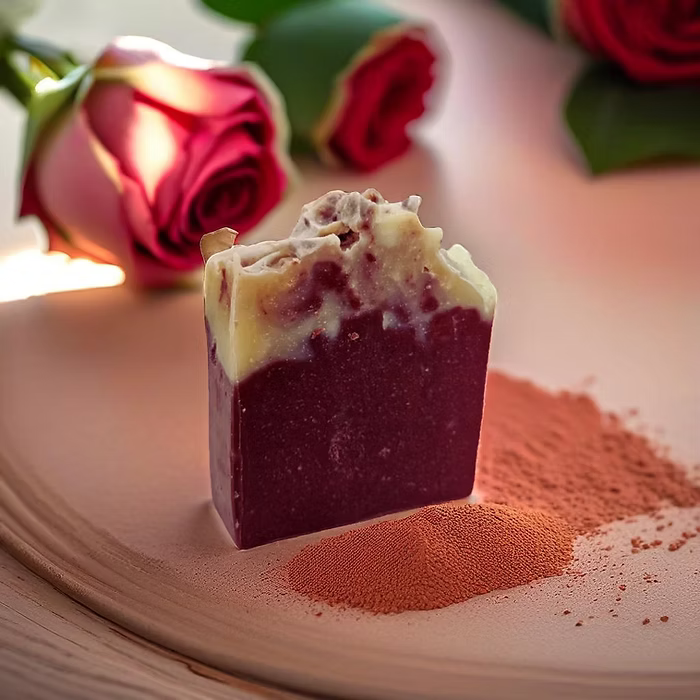 Handmade Sensual Rose Bar- Natural,Organic soap for men and women