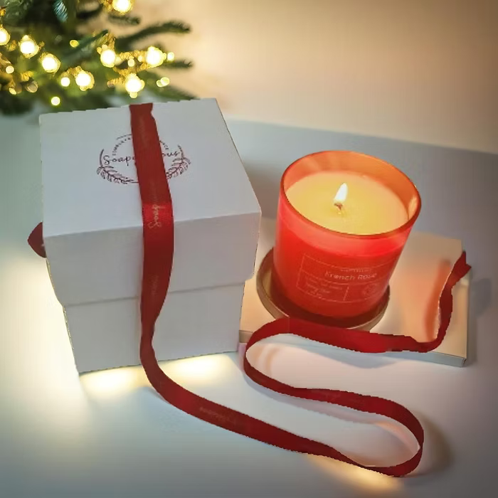 Soy Wax Candles- French Rose Aroma ,Natural and handmade for homes