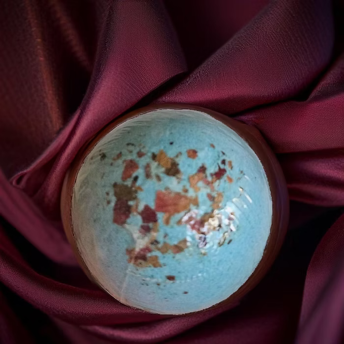 Rejuvenating Bath Bomb -Family Pack of 4- handmade, vegan, natural, exfoliating