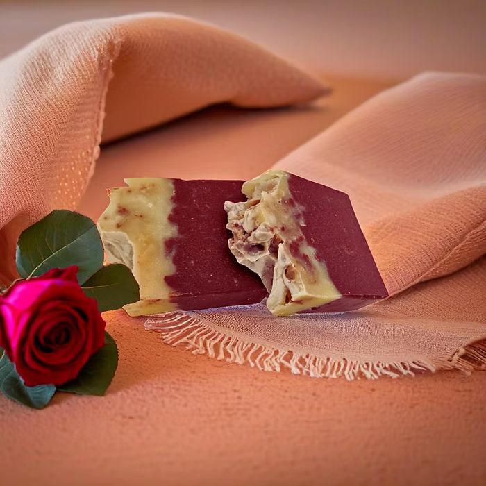Handmade Sensual Rose Bar- Natural,Organic soap for men and women