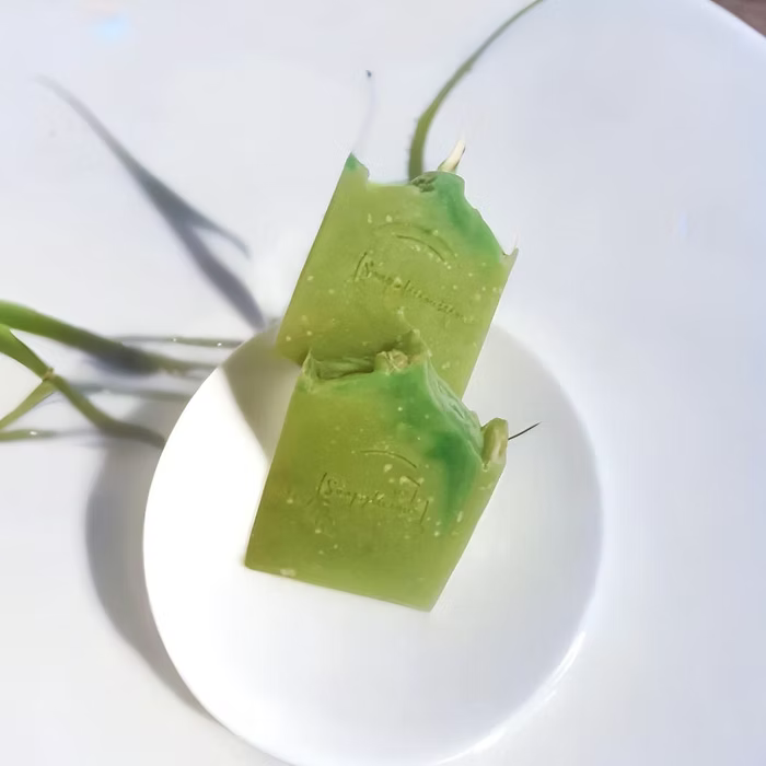 Handmade Cold Process Aloe Vera Soap Bar – Natural & Organic with Shea Butter