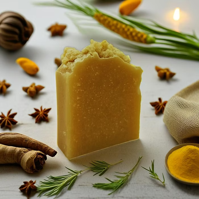 Handmade Miraculous Turmeric Soap Bar – Natural & Organic Soap