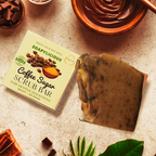 Coffee Sugar Scrub Bar- Natural Handmade Organic Soap