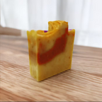Handmade Cold Process Orange Soap Bar – Natural & Organic with Shea Butter