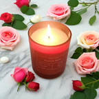 Soy Wax Candles- French Rose Aroma ,Natural and handmade for homes