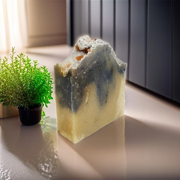 HandMade Cold Process Sea Salt Soap Bar – Natural & Organic for Detoxifying