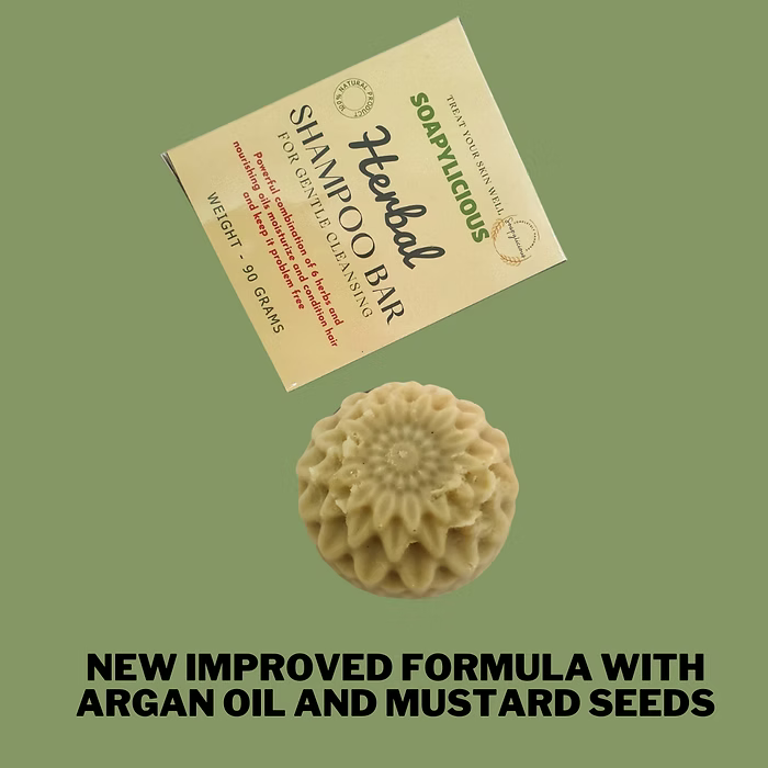 Herbal Shampoo Bar- Handmade organic Soap -A natural solution for all hair