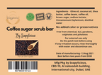Coffee Sugar Scrub Bar- Natural Handmade Organic Soap