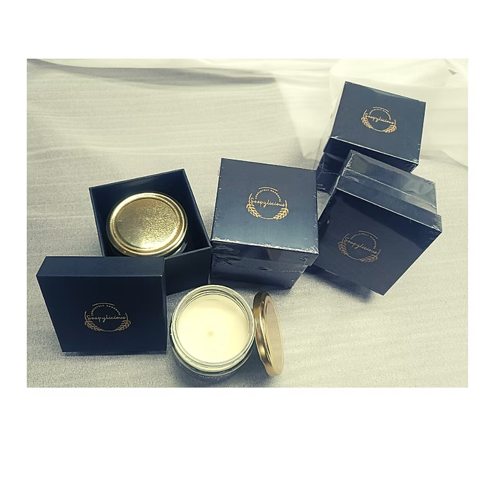 Soy Wax Candle Jasmine 220g Natural and handmade