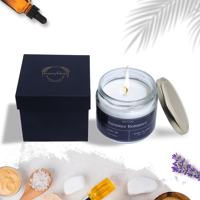 Soy Wax Candle Lavender- 220g