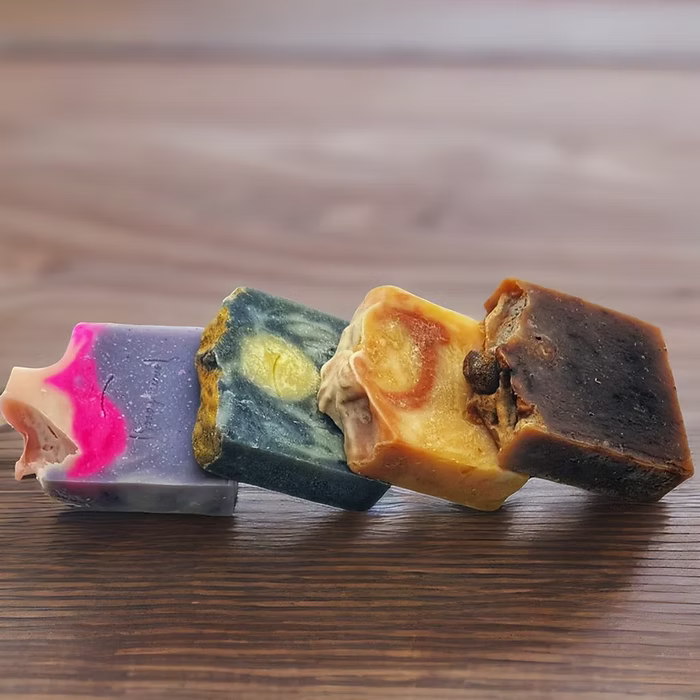Premium Gift box of 4 handmade soap bar