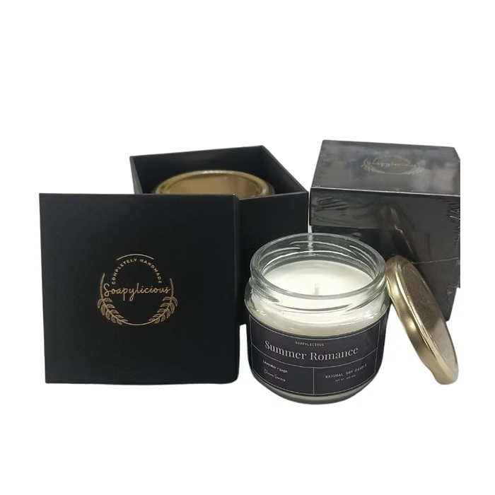 Soy Wax Candle Jasmine 220g Natural and handmade