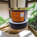 3-Wick Soy Wax Candle - Juniper, Oakmoss, Fir & Cedarwood | 300g Handmade, Vegan