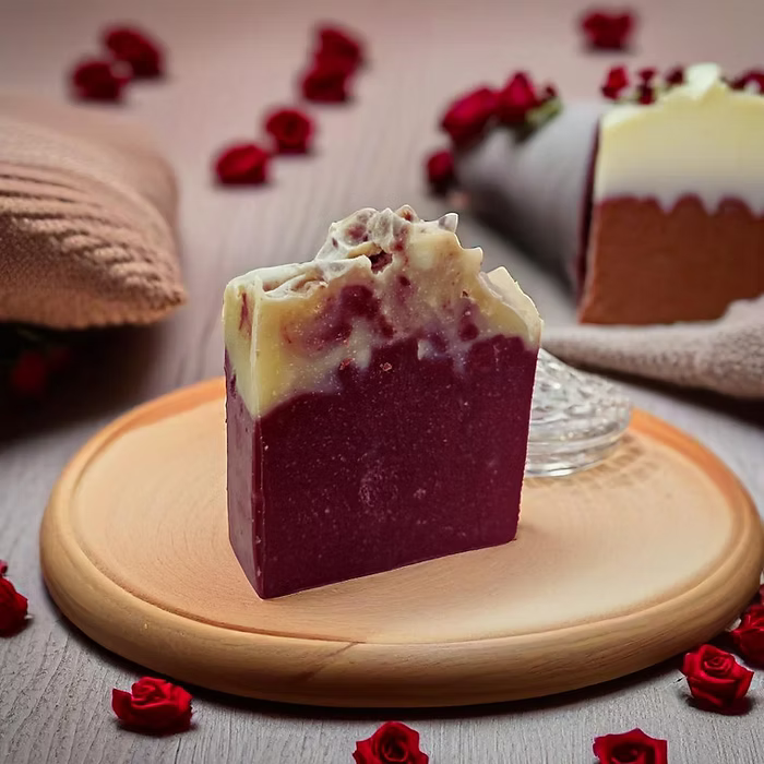 Handmade Sensual Rose Bar- Natural,Organic soap for men and women