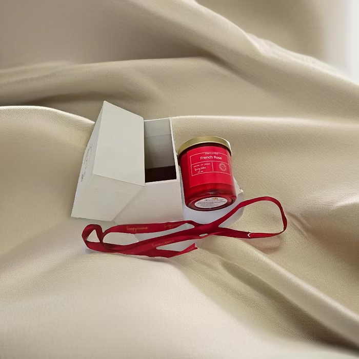 Soy Wax Candles- French Rose Aroma ,Natural and handmade for homes